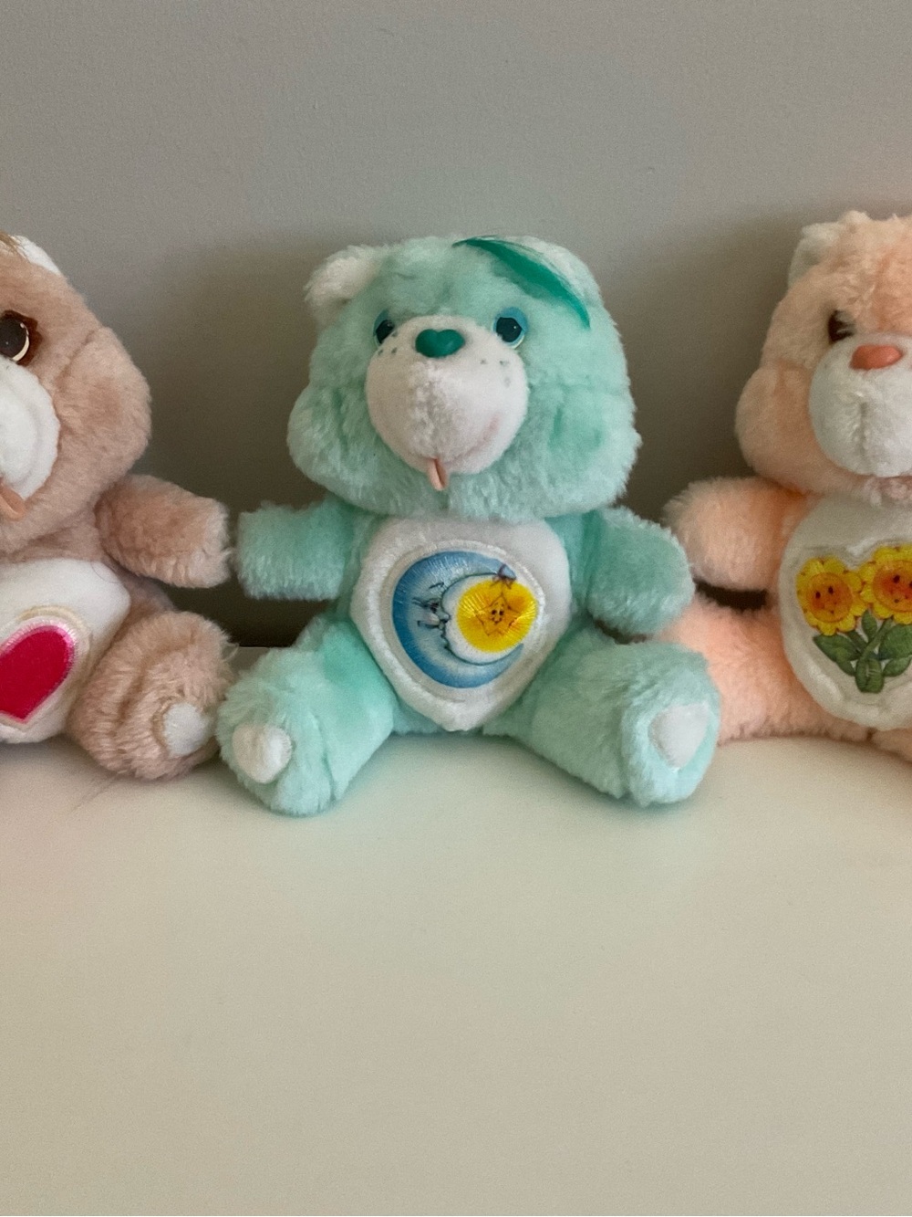 Three American Greetings Vintage Care Bears 7”